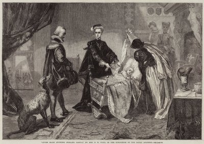La reina María abandonando el castillo de Stirling de Edgar Melville Ward